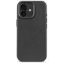 Decoded Coque iPhone 17 Coque arrière en Cuir Véritable Anti-Chocs - Noir