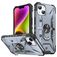 Mobigear Armor Ring Coque iPhone 14 Plus Coque arrière Rigide Anti-Chocs avec Anneau-Support - Gris