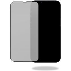 Mobilize iPhone 15 Pro Verre trempé Protection d'écran Confidentialité - Compatible Coque - Noir