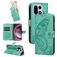Mobigear Butterfly Housse OnePlus 15 Etui Porte-Monnaie - Vert