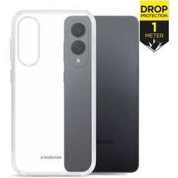 Mobilize Naked Protection Transparent Samsung Galaxy S25 Edge Plastique rigide Coque arrière Antichoc - Transparent