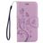Mobigear Flowers Housse Samsung Galaxy A5 (2017) Etui Porte-Monnaie - Violet