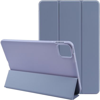Mobigear Tri-Fold Gel Coque iPad Air 11 Pouces (2026) Etui en TPU,Similicuir - Violet