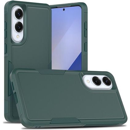 Mobigear Heavy Armor Coque Samsung Galaxy S25 Edge Coque arrière Rigide Anti-Chocs - Vert