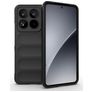 Mobigear Bumpy Coque Xiaomi 15 Pro Coque arrière en TPU Souple - Noir