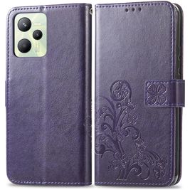 Mobigear Clover Housse Realme C35 Etui Porte-Monnaie - Violet