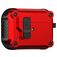 Mobigear Armor Clip Coque Apple AirPods Pro 1 Coque Rigide - Rouge