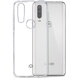 Mobilize Gelly Coque Transparente Motorola One Action Coque arrière en TPU Souple - Transparent