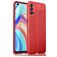 Mobigear Luxury Coque OPPO Reno 4 Coque arrière en TPU Souple - Rouge