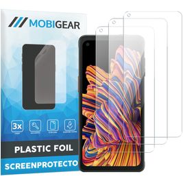 Mobigear Samsung Galaxy Xcover Pro Protection d'écran Film - Compatible Coque (Lot de 3)