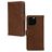 Mobilize Wallet Housse iPhone 16 Pro Max Etui en Cuir Véritable Porte-Monnaie - Marron