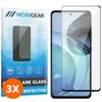 Mobigear Premium Motorola Moto G72 Verre trempé Protection d'écran - Compatible Coque - Noir (Lot de 3)