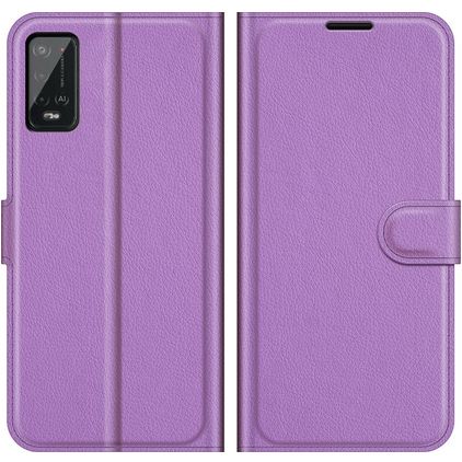 Mobigear Classic Housse Wiko Power U20 Etui Porte-Monnaie - Violet