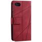 Mobigear Rhombus Housse iPhone SE (2022) Etui Porte-Monnaie - Rouge