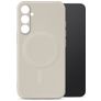 My Style Protective Flex Coque Samsung Galaxy A35 MagSafe Coque arrière en TPU Souple - Antique White