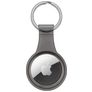 Xccess Keychain Coque Apple AirTag Porte-clés en Silicone Souple - Noir