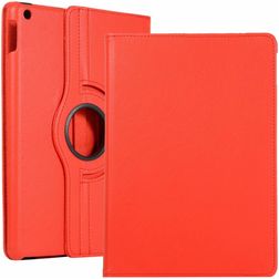Mobigear DuoStand Coque iPad 7 (2019) Etui Rotatif - Rouge