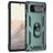 Mobigear Armor Ring Coque Google Pixel 6 Coque arrière Rigide Anti-Chocs avec Anneau-Support - Vert