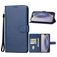 Mobigear Wallet Housse iPhone 16 Pro Etui Porte-Monnaie - Bleu