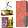 Mobigear Rhombus Housse Google Pixel 7a Etui Porte-Monnaie - Marron