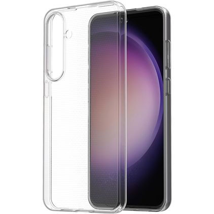 Mobigear Basics Coque Transparente Samsung Galaxy S24 Plus Coque arrière en TPU Souple - Transparent
