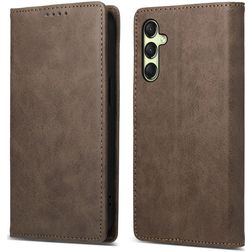 Mobigear Wallet Housse Samsung Galaxy A17 Etui Porte-Monnaie - Marron