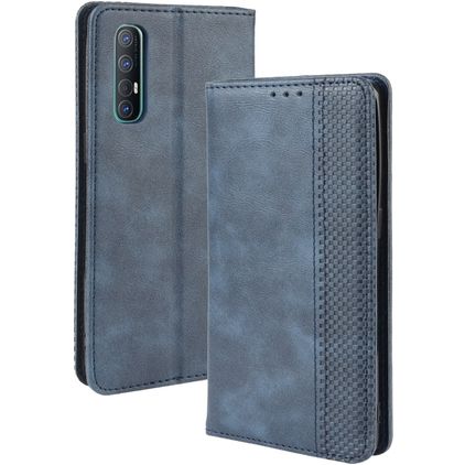 Mobigear Sensation Housse OPPO Reno 3 Pro Etui Porte-Monnaie - Bleu