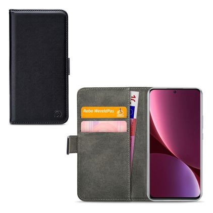 Mobilize Classic Gelly Wallet Housse Xiaomi 12 Pro Etui Porte-Monnaie - Noir