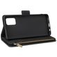 Mobigear Zipper Housse Samsung Galaxy A51 Etui Porte-Monnaie - Noir