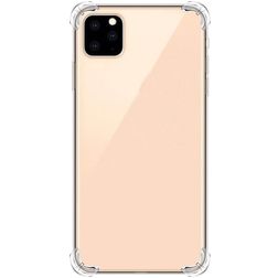 Mobigear Cushion Coque Transparente iPhone 12 Pro Coque arrière en TPU Souple Anti-Chocs - Transparent