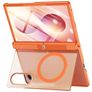 Mobigear Kickstand Coque Samsung Galaxy Z Fold 8 MagSafe Coque arrière Rigide Anti-Chocs avec Support Amovible - Orange