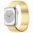 Mobigear London Bracelet Acier pour Apple Watch Fermeture magnétique - 49/46/45/44 mm - Or