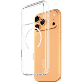 CARE by PanzerGlass Flagship Coque iPhone 17 Pro Max MagSafe Coque arrière Rigide - Transparent / Blanc