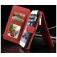 Caseme 007 Housse iPhone 6s Etui avec Coque Détachable Porte-Monnaie - Rouge