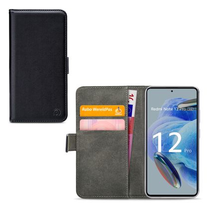 Mobilize Classic Gelly Wallet Xiaomi Redmi Note 12 Pro Étui Portefeuille - Noir