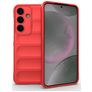 Mobigear Bumpy Coque Samsung Galaxy S25 Plus Coque arrière en TPU Souple - Rouge