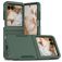 Mobigear Heavy Armor Coque Motorola Razr 50 Coque arrière Rigide Anti-Chocs - Vert foncé