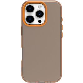 Mobigear Crystal Coque iPhone 16 Pro Max Coque arrière Rigide - Orange