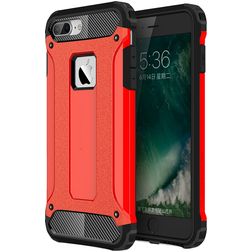 Mobigear Outdoor Coque iPhone 7 Plus Coque arrière Rigide Anti-Chocs - Rouge