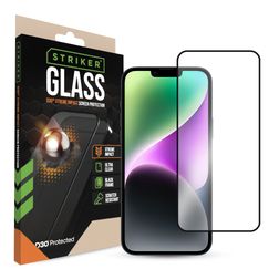 Striker Xtreme Impact iPhone 14 Plus Verre trempé Protection d'écran - Compatible Coque
