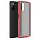 Mobigear Shockproof Coque Samsung Galaxy A03s Coque arrière Rigide Anti-Chocs - Rouge