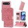 Mobigear Sunflower iPhone Air Étui Portefeuille - Rose