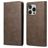 Mobigear Wallet Housse iPhone 16 Pro Etui Porte-Monnaie - Marron