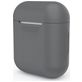 Mobigear Colors Coque Apple AirPods 2 Coque en Silicone Souple - Gris