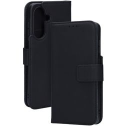 Mobiparts Housse Samsung Galaxy A26 Etui en Cuir Véritable Porte-Monnaie - Noir