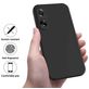 Mobigear Colors Coque OPPO A98 Coque arrière en Silicone - Noir