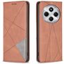 Mobigear Rhombus Slim Housse Xiaomi Redmi 14C Etui - Marron