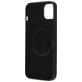 Mobiparts Coque iPhone 14 Plus MagSafe Coque arrière en Silicone - Noir