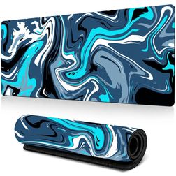 Mobigear Anti-Slip - Tapis de souris - 40 x 90 CM - Abstract Fluid 9
