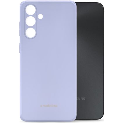 Mobilize Rubber Gelly Coque Samsung Galaxy A05s Coque arrière en TPU Souple - Pastel Purple